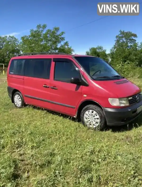 Мінівен Mercedes-Benz Vito 2002 2.15 л. Ручна / Механіка обл. Чернівецька, Чернівці - Фото 1/8