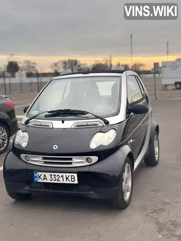 Кабріолет Smart Fortwo 2002 0.6 л. Робот обл. Київська, Київ - Фото 1/15