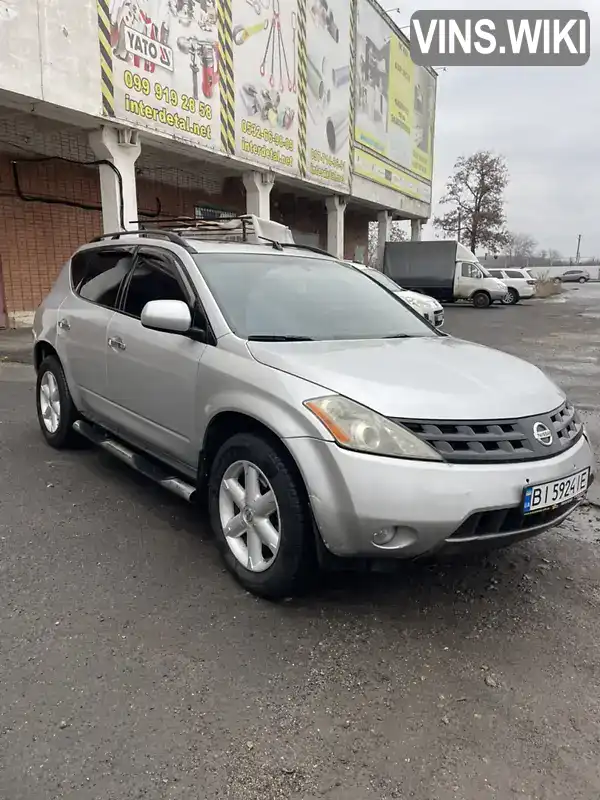 Позашляховик / Кросовер Nissan Murano 2006 3.5 л. Автомат обл. Полтавська, Полтава - Фото 1/13