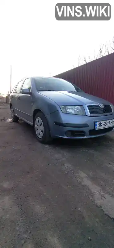 Універсал Skoda Fabia 2007 1.39 л. Ручна / Механіка обл. Рівненська, Рівне - Фото 1/13