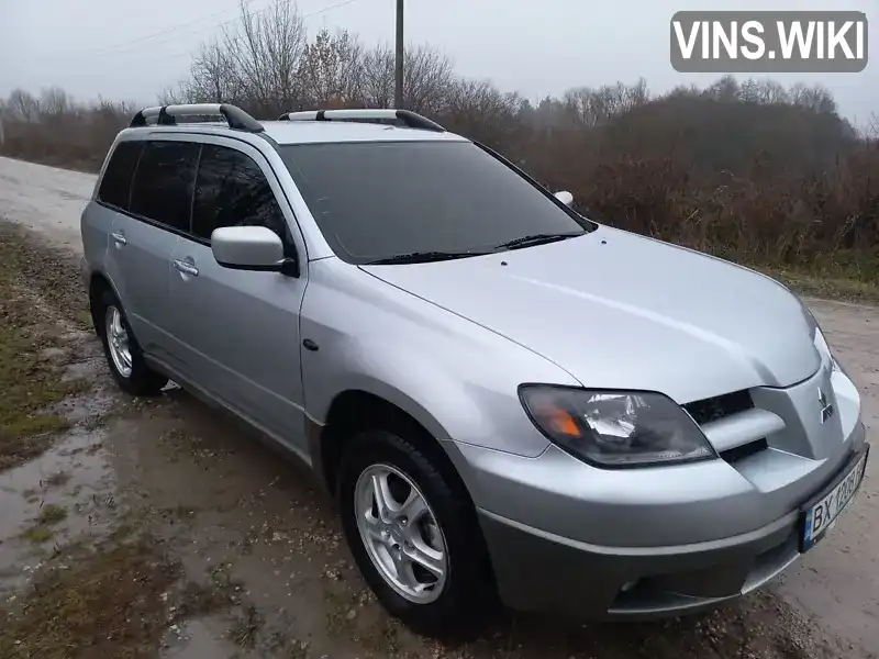 Внедорожник / Кроссовер Mitsubishi Outlander 2003 2 л. Ручная / Механика обл. Хмельницкая, Хмельницкий - Фото 1/21