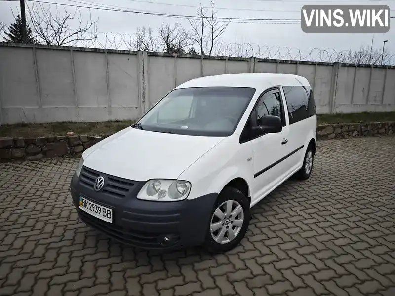 Мінівен Volkswagen Caddy 2005 1.9 л. Ручна / Механіка обл. Рівненська, Сарни - Фото 1/21