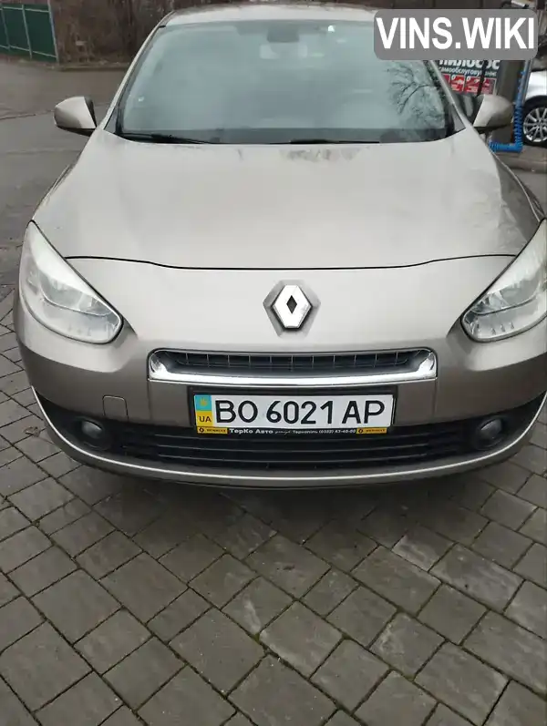 Седан Renault Fluence 2010 1.6 л. Ручна / Механіка обл. Тернопільська, Тернопіль - Фото 1/15