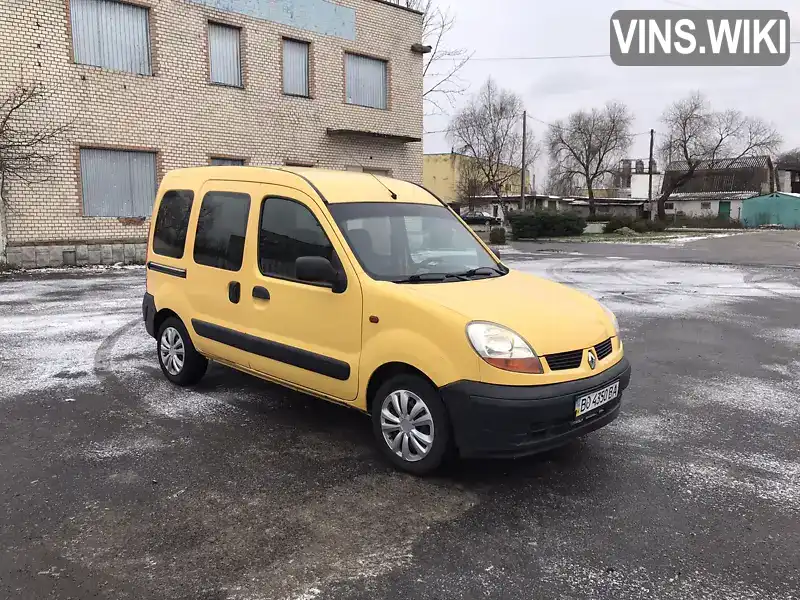 Мінівен Renault Kangoo 2005 1.46 л. Ручна / Механіка обл. Хмельницька, Славута - Фото 1/21