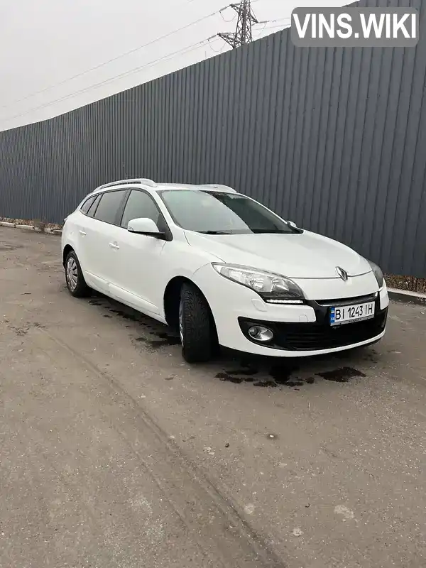 Універсал Renault Megane 2012 1.46 л. Ручна / Механіка обл. Полтавська, Полтава - Фото 1/10