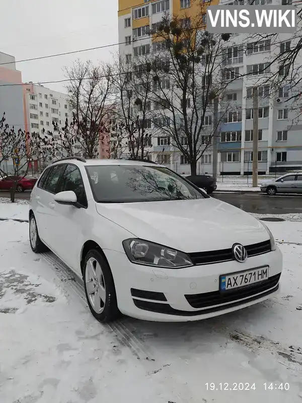 Універсал Volkswagen Golf 2014 1.6 л. Ручна / Механіка обл. Харківська, Харків - Фото 1/9