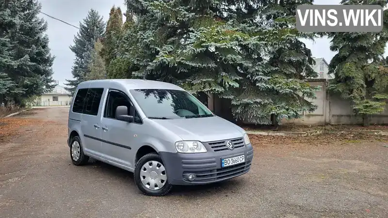 Мінівен Volkswagen Caddy 2009 1.9 л. Ручна / Механіка обл. Тернопільська, Тернопіль - Фото 1/14