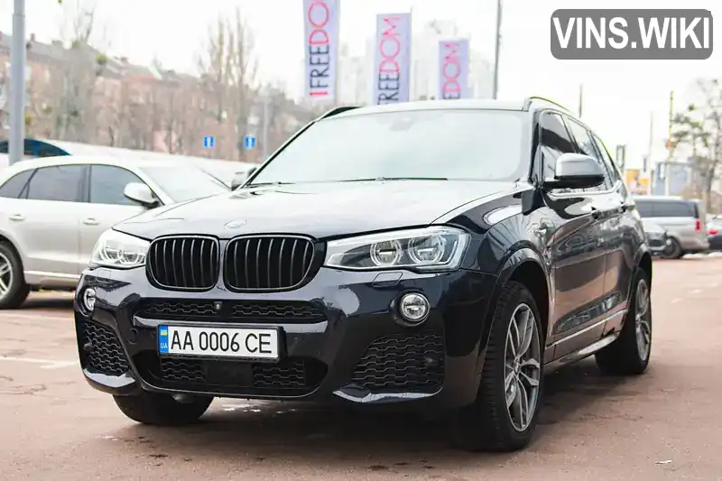 Позашляховик / Кросовер BMW X3 2017 3 л. обл. Київська, Київ - Фото 1/21