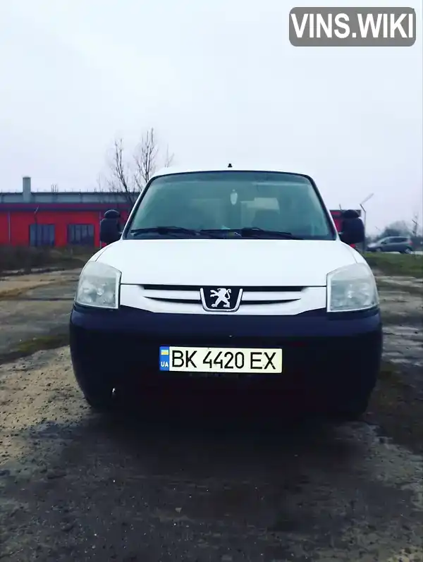 Мінівен Peugeot Partner 2004 1.87 л. Ручна / Механіка обл. Рівненська, Рівне - Фото 1/21