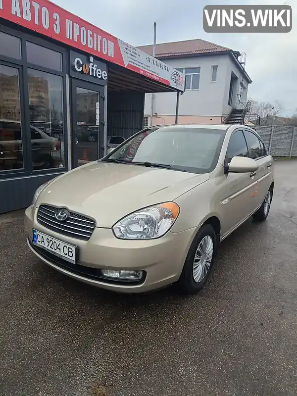 Седан Hyundai Accent 2007 1.4 л. Ручная / Механика обл. Черкасская, Каменка - Фото 1/11