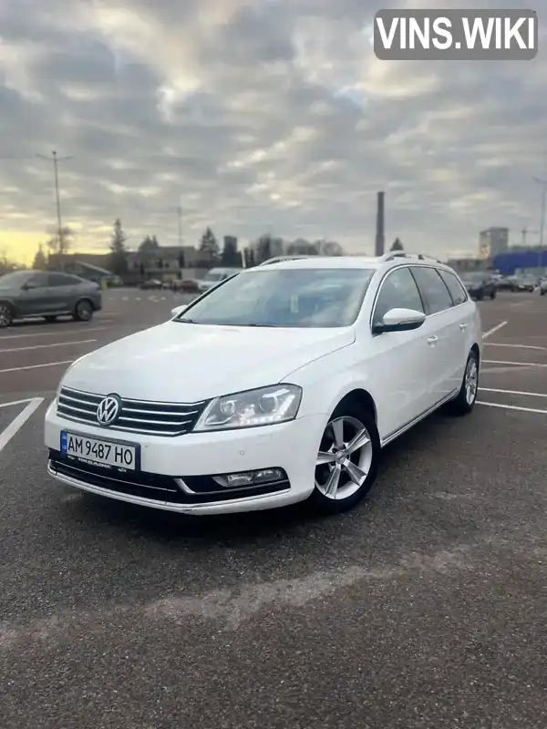 Універсал Volkswagen Passat 2013 1.4 л. Ручна / Механіка обл. Житомирська, Житомир - Фото 1/10