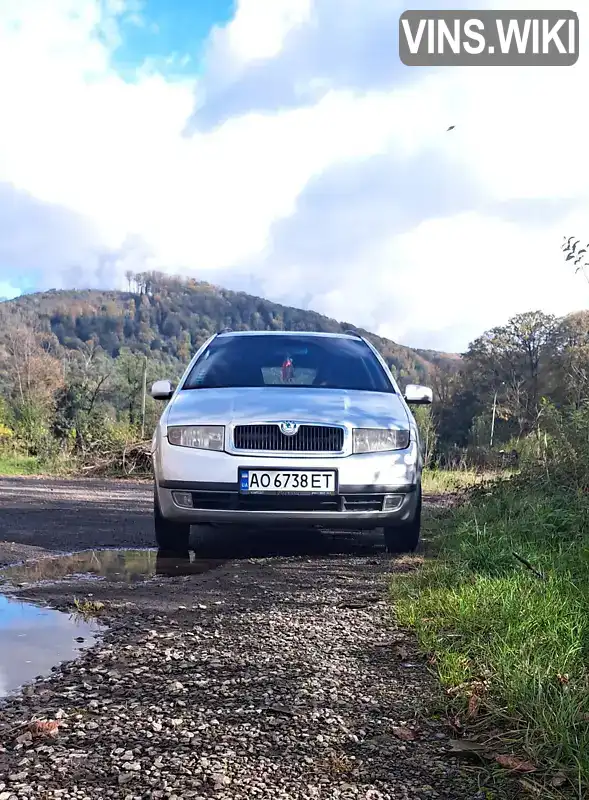 Універсал Skoda Fabia 2001 1.39 л. Ручна / Механіка обл. Закарпатська, Великий Березний - Фото 1/15