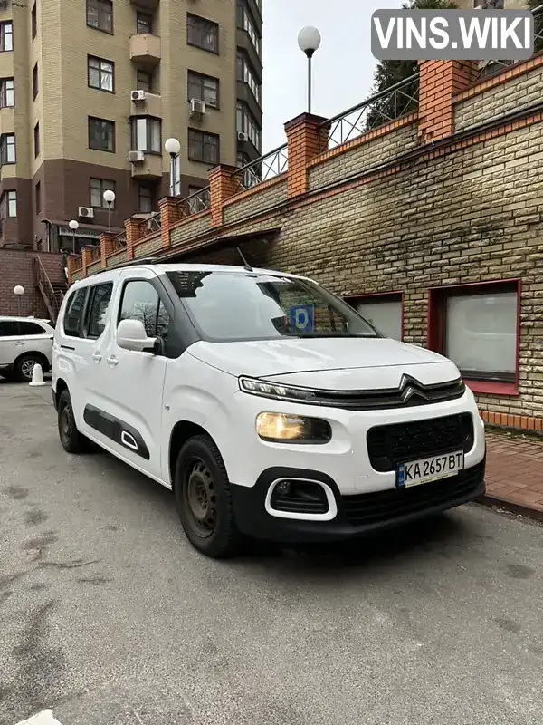 Мінівен Citroen Berlingo 2019 1.56 л. Ручна / Механіка обл. Київська, Київ - Фото 1/21