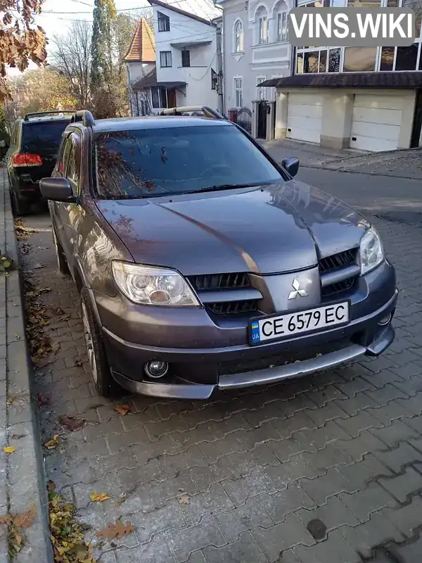 Позашляховик / Кросовер Mitsubishi Outlander 2008 2 л. Ручна / Механіка обл. Чернівецька, Чернівці - Фото 1/6