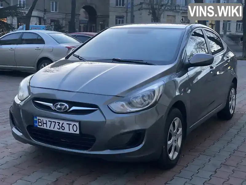 Седан Hyundai Accent 2011 1.4 л. Ручна / Механіка обл. Одеська, Одеса - Фото 1/19