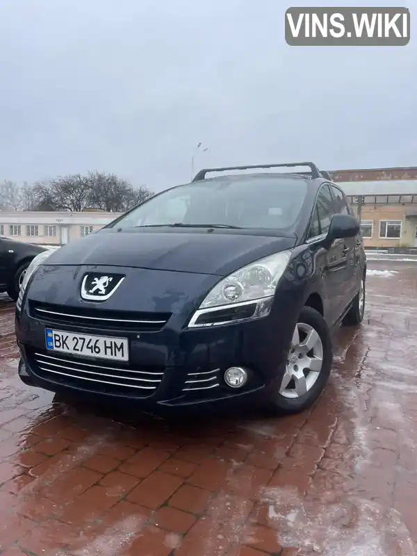 Мікровен Peugeot 5008 2010 1.6 л. Ручна / Механіка обл. Рівненська, Дубно - Фото 1/21