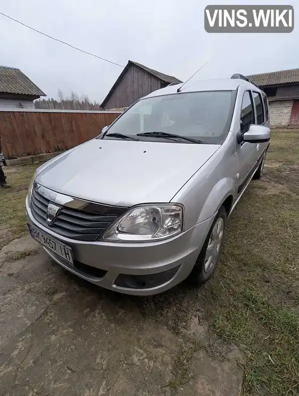 Седан Dacia Logan 2009 1.6 л. Ручна / Механіка обл. Рівненська, Рівне - Фото 1/3