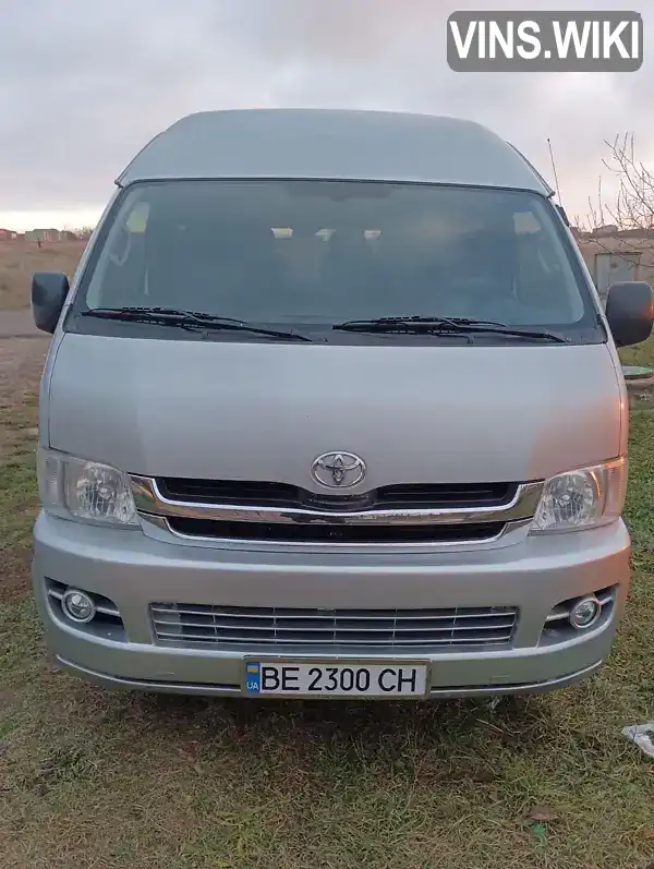 Мінівен Toyota Hiace 2008 null_content л. Ручна / Механіка обл. Миколаївська, Миколаїв - Фото 1/12