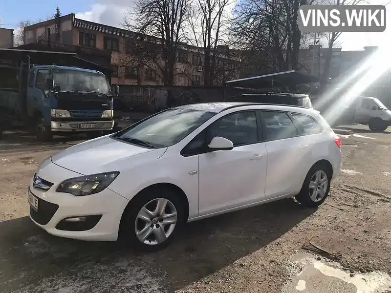 Універсал Opel Astra 2014 1.69 л. обл. Дніпропетровська, Кривий Ріг - Фото 1/7