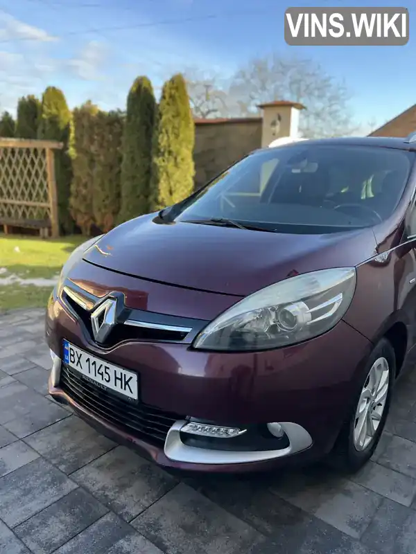 Мінівен Renault Grand Scenic 2014 1.46 л. Ручна / Механіка обл. Хмельницька, Хмельницький - Фото 1/21