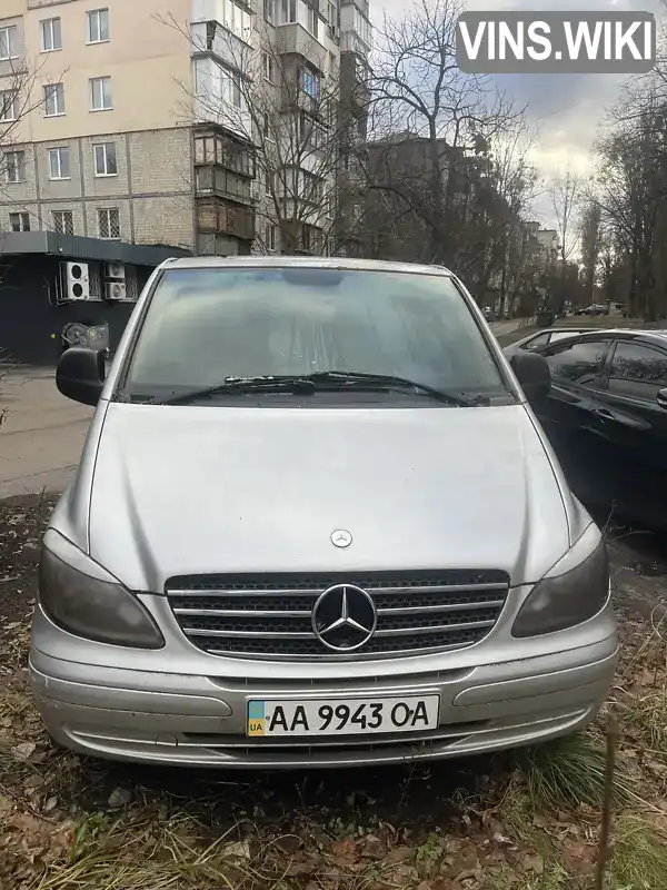 Мінівен Mercedes-Benz Vito 2004 2.15 л. Ручна / Механіка обл. Київська, Київ - Фото 1/4