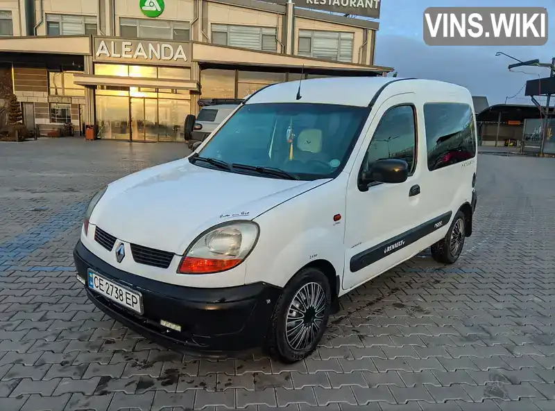 Мінівен Renault Kangoo 2004 1.46 л. Ручна / Механіка обл. Чернівецька, Чернівці - Фото 1/12