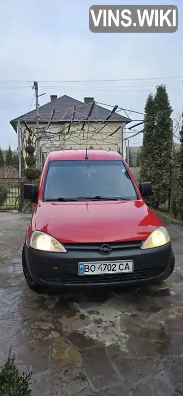 Мінівен Opel Combo 2004 1.69 л. Ручна / Механіка обл. Тернопільська, Бучач - Фото 1/12