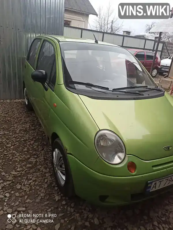 Хетчбек Daewoo Matiz 2006 0.8 л. Ручна / Механіка обл. Івано-Франківська, Івано-Франківськ - Фото 1/13