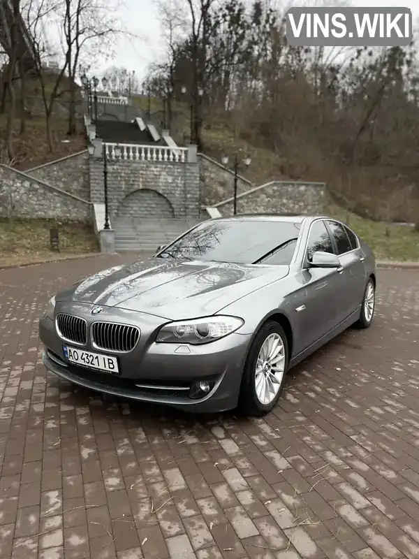 Седан BMW 5 Series 2012 3 л. Автомат обл. Закарпатська, Мукачево - Фото 1/21