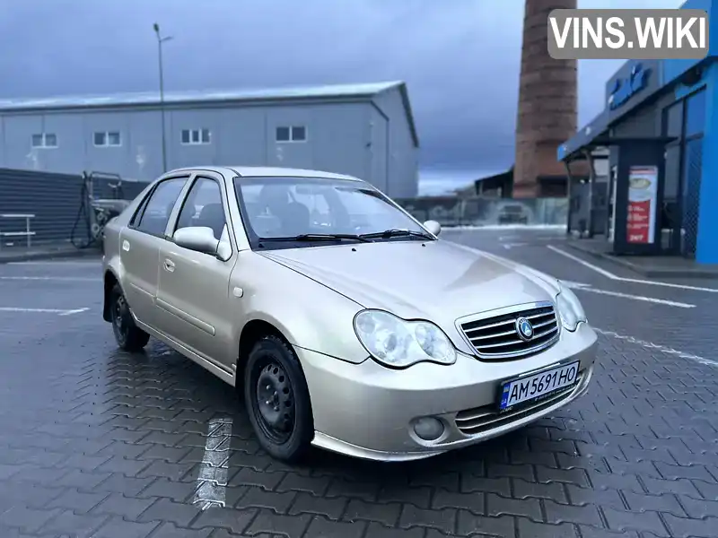 Седан Geely CK-2 2010 1.5 л. Ручна / Механіка обл. Житомирська, Житомир - Фото 1/21