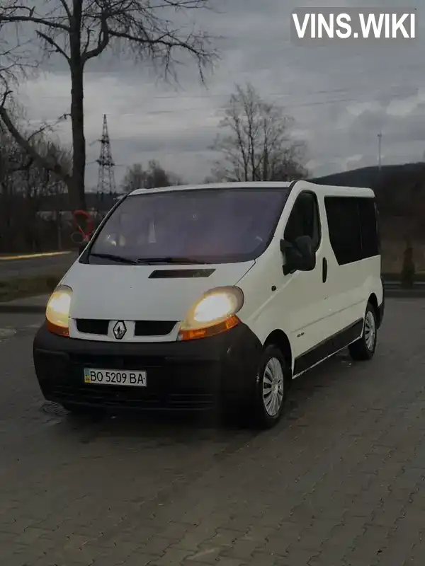 Мінівен Renault Trafic 2002 1.9 л. Ручна / Механіка обл. Тернопільська, Кременець - Фото 1/8