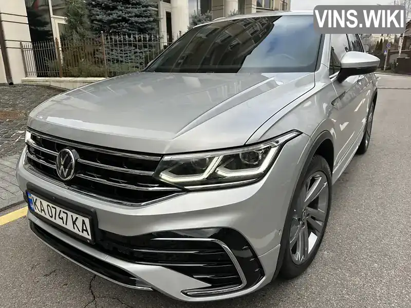 Позашляховик / Кросовер Volkswagen Tiguan 2021 2 л. Робот обл. Київська, Київ - Фото 1/21