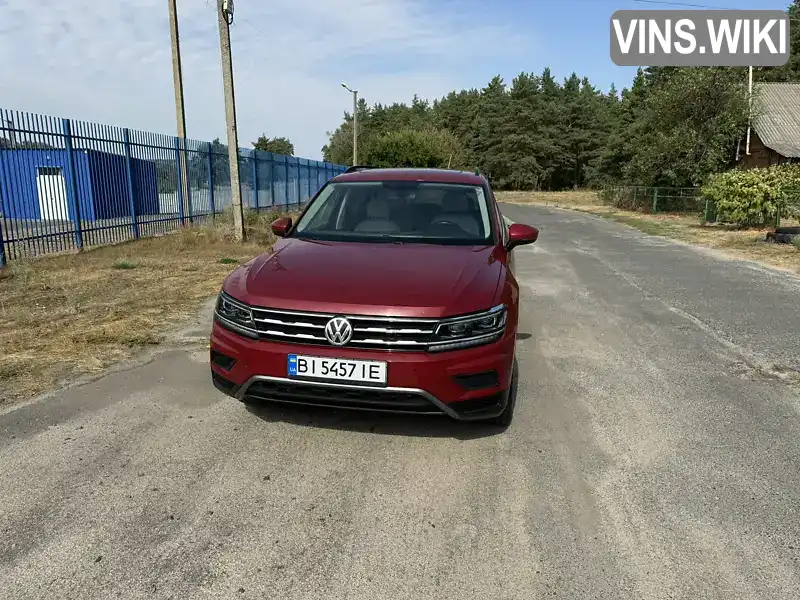 Внедорожник / Кроссовер Volkswagen Tiguan 2019 1.98 л. Автомат обл. Полтавская, Полтава - Фото 1/12