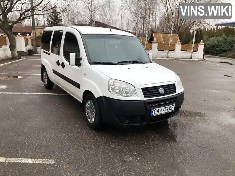 Мінівен Fiat Doblo 2008 1.91 л. Ручна / Механіка обл. Черкаська, Сміла - Фото 1/21