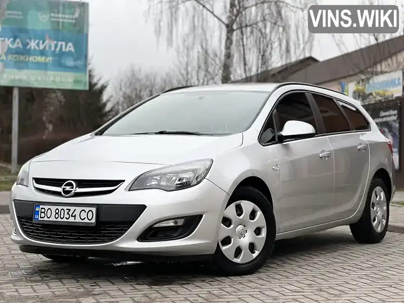 Універсал Opel Astra 2014 1.69 л. Ручна / Механіка обл. Хмельницька, Хмельницький - Фото 1/21