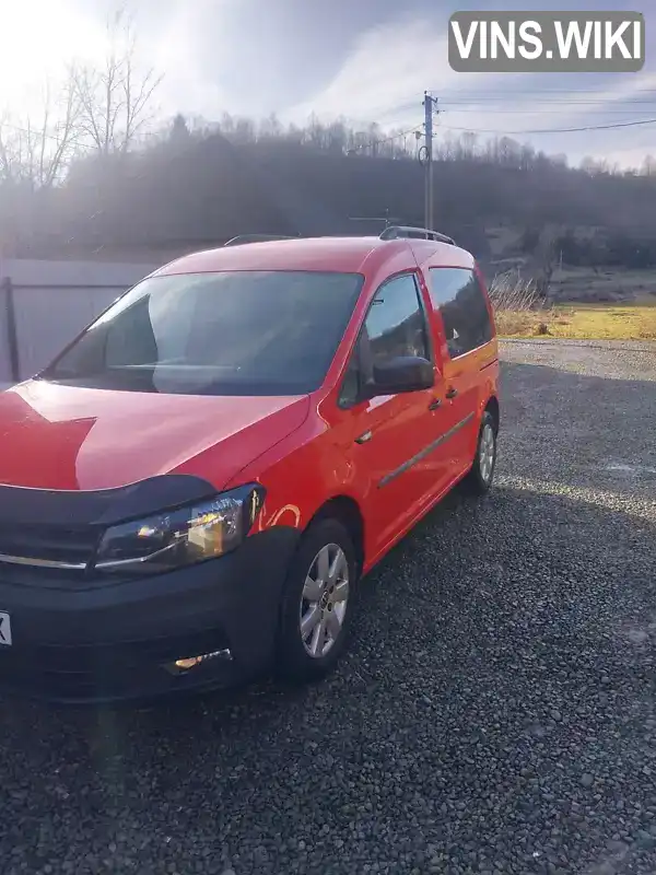 Мінівен Volkswagen Caddy 2017 2 л. Ручна / Механіка обл. Закарпатська, Тячів - Фото 1/11