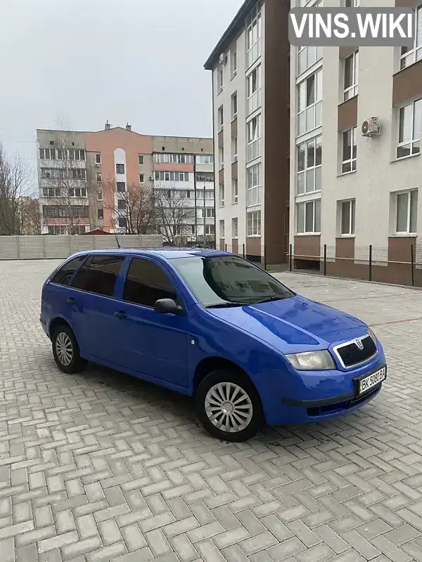 Універсал Skoda Fabia 2003 1.39 л. Ручна / Механіка обл. Рівненська, Рівне - Фото 1/19