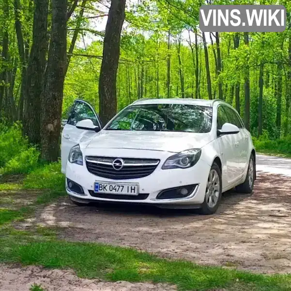 Універсал Opel Insignia 2014 1.96 л. Ручна / Механіка обл. Київська, Вишневе - Фото 1/21