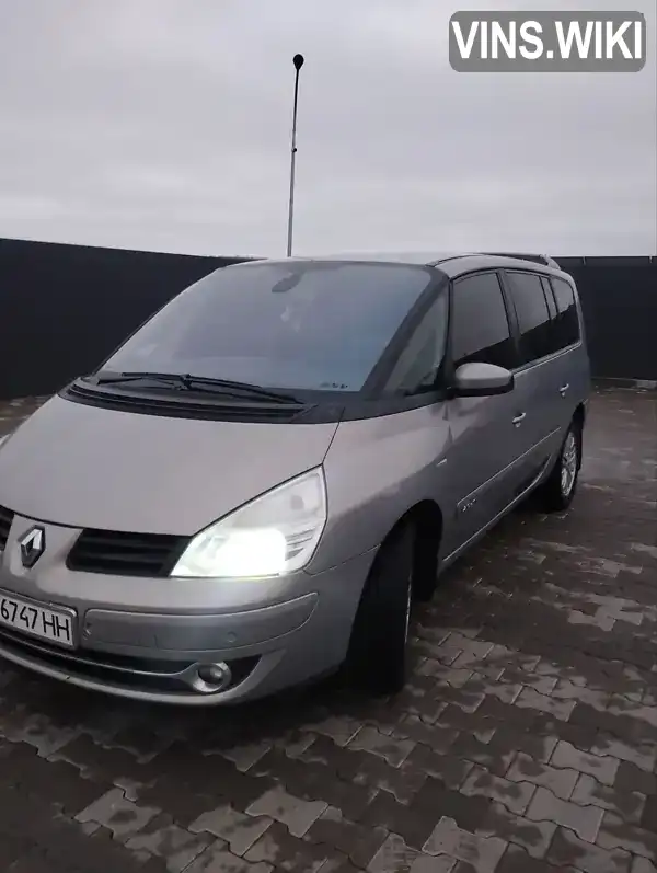 Мінівен Renault Espace 2007 2 л. Ручна / Механіка обл. Хмельницька, Летичів - Фото 1/11