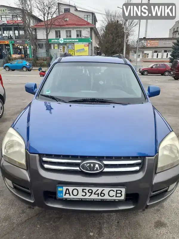 Внедорожник / Кроссовер Kia Sportage 2005 2 л. обл. Киевская, Макаров - Фото 1/18