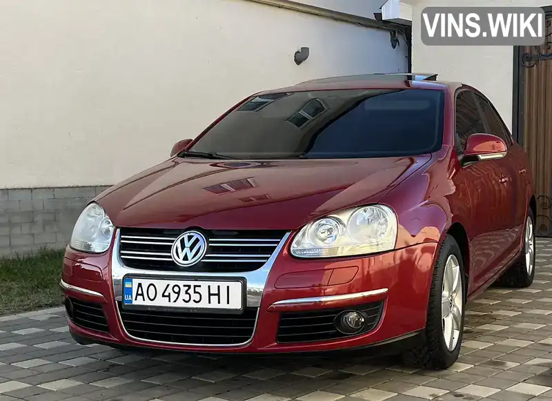 Седан Volkswagen Jetta 2008 1.39 л. Ручна / Механіка обл. Закарпатська, Мукачево - Фото 1/21