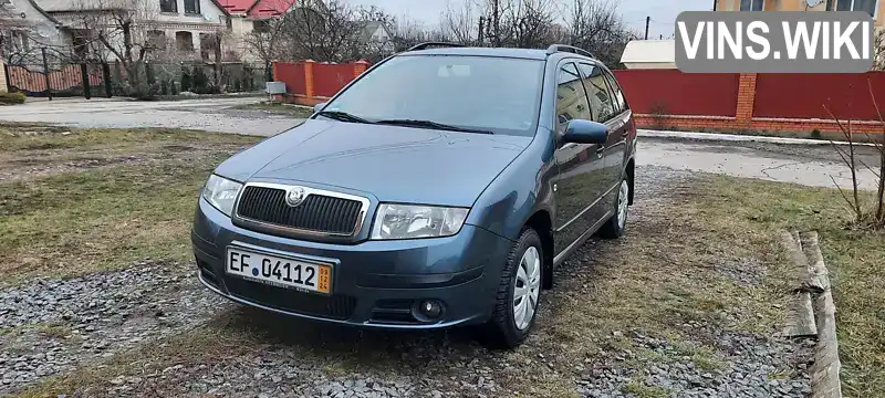 Універсал Skoda Fabia 2005 1.39 л. Ручна / Механіка обл. Вінницька, Немирів - Фото 1/21