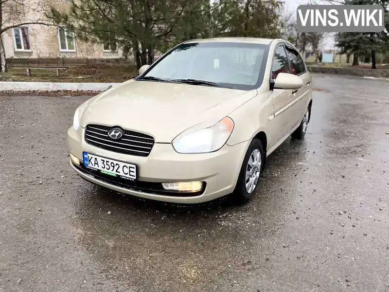 Седан Hyundai Accent 2006 1.4 л. Автомат обл. Дніпропетровська, Павлоград - Фото 1/15