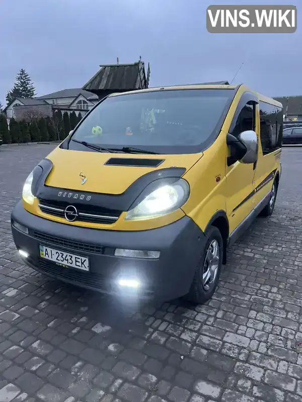 Мінівен Opel Vivaro 2004 1.87 л. Ручна / Механіка обл. Київська, location.city.uzyn - Фото 1/20