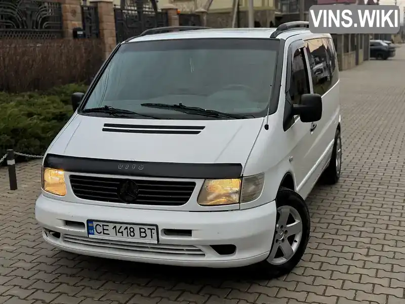 Мінівен Mercedes-Benz Vito 2003 2.2 л. Ручна / Механіка обл. Чернівецька, Чернівці - Фото 1/21