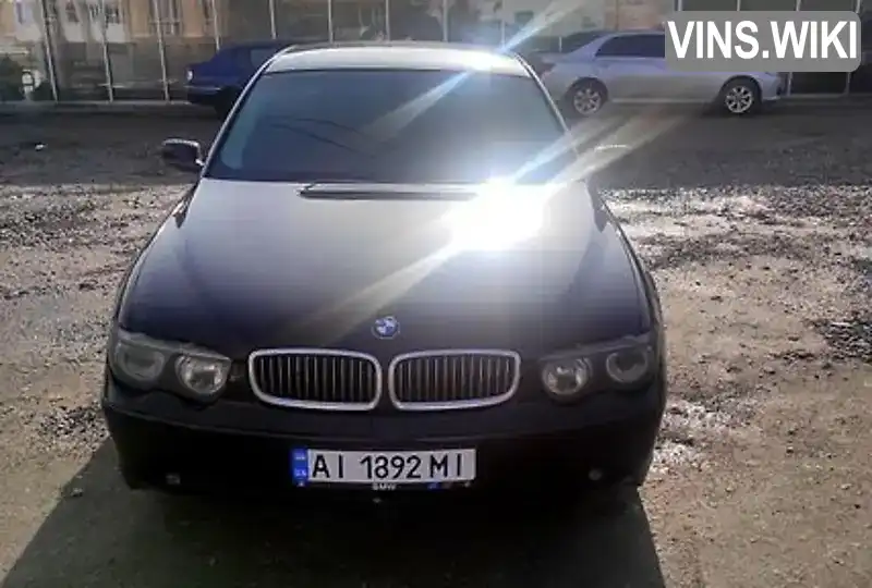 Седан BMW 7 Series 2004 4.4 л. Автомат обл. Киевская, Вышгород - Фото 1/21