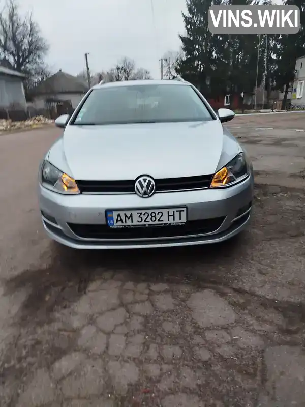 Універсал Volkswagen Golf 2016 1.6 л. Ручна / Механіка обл. Житомирська, Овруч - Фото 1/9