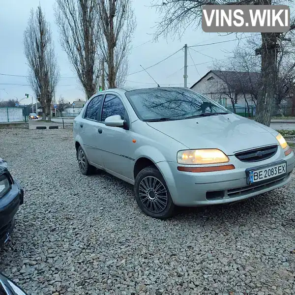 Седан Chevrolet Aveo 2005 1.5 л. Ручная / Механика обл. Николаевская, Первомайск - Фото 1/12