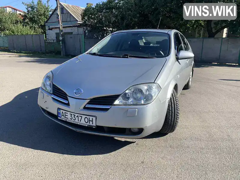 Ліфтбек Nissan Primera 2003 2 л. Варіатор обл. Дніпропетровська, Новомосковськ - Фото 1/21