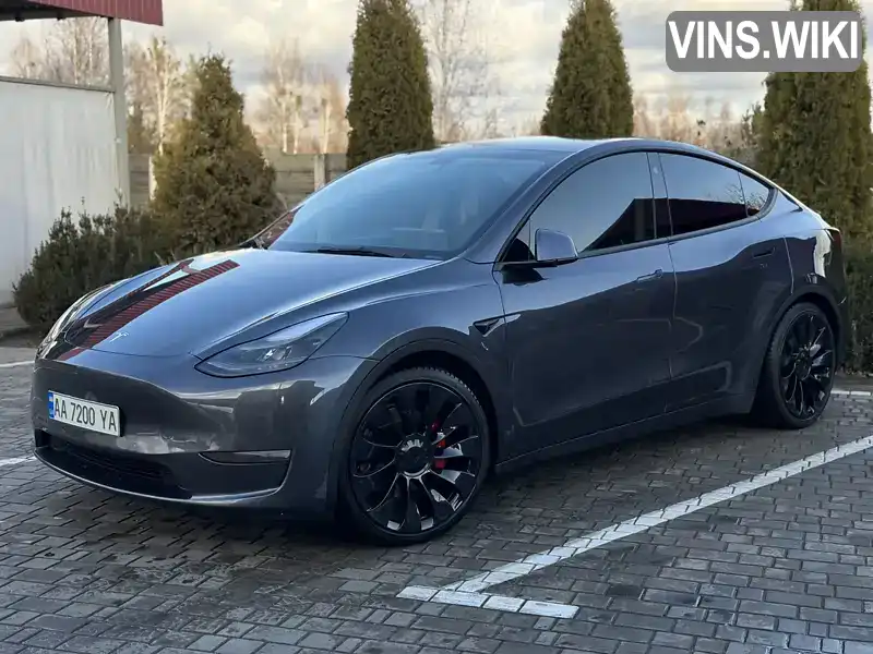 Позашляховик / Кросовер Tesla Model Y 2021 null_content л. обл. Житомирська, Олевськ - Фото 1/21